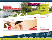 Tablet Screenshot of hagondange.fr